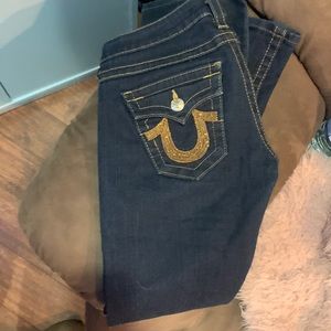 Original yellow stitch true religion jeans